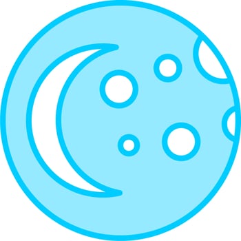 Moon Vector Icon