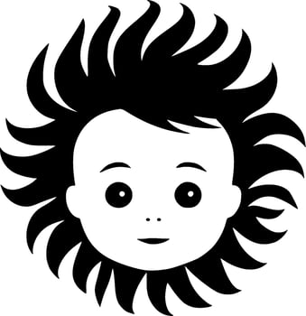 Baby, Minimalist and Simple Silhouette - Vector illustration