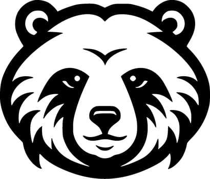 Bear - Minimalist and Flat Logo - Vector illustration