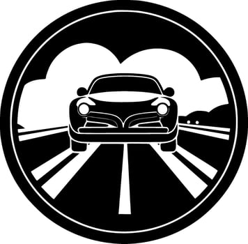 Car Coaster - High Quality Vector Logo - Vector illustration ideal for T-shirt graphic
