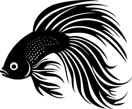 Fish - Minimalist and Flat Logo - Vector illustration