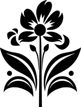 Flower - High Quality Vector Logo - Vector illustration ideal for T-shirt graphic