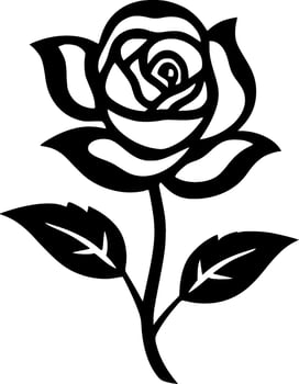 Flower - Minimalist and Flat Logo - Vector illustration