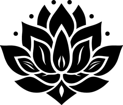 Flower - Minimalist and Flat Logo - Vector illustration