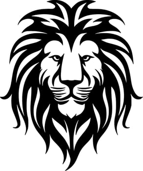 Lion, Minimalist and Simple Silhouette - Vector illustration