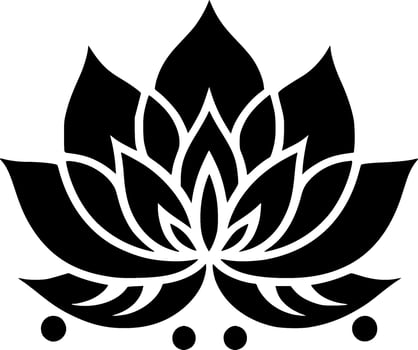 Lotus Flower - High Quality Vector Logo - Vector illustration ideal for T-shirt graphic