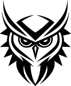Owl - Minimalist and Flat Logo - Vector illustration
