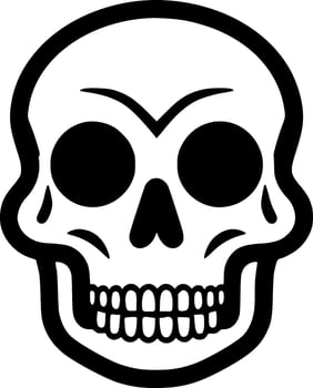 Skull - High Quality Vector Logo - Vector illustration ideal for T-shirt graphic