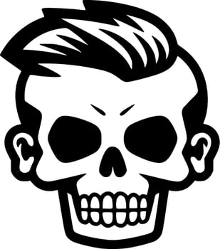 Skull - High Quality Vector Logo - Vector illustration ideal for T-shirt graphic