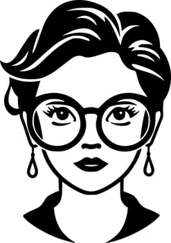 Teacher, Minimalist and Simple Silhouette - Vector illustration