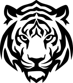 Tiger - High Quality Vector Logo - Vector illustration ideal for T-shirt graphic