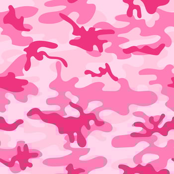 Pink camouflage seamless pattern in Pinkcore style. Vector camouflage for clothing design. Pink camouflage military pattern