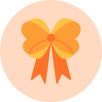 Ribbon Bow Vector Icon