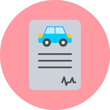 Driving License Vector Icon
