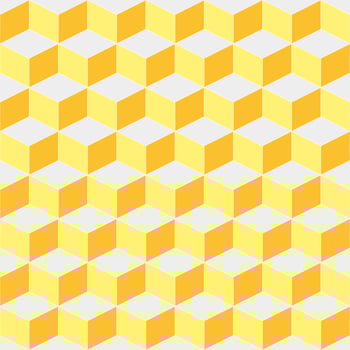 Yellow cube pattern. cube pattern. cube pattern background. cube background. Seamless pattern. for backdrop, decoration, Gift wrapping vector