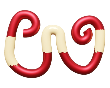 3d abstract spiral shape png