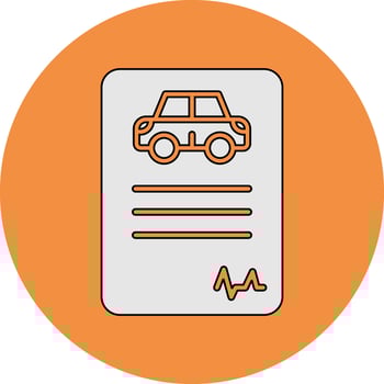 Driving License Vector Icon