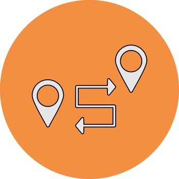 Route Vector Icon