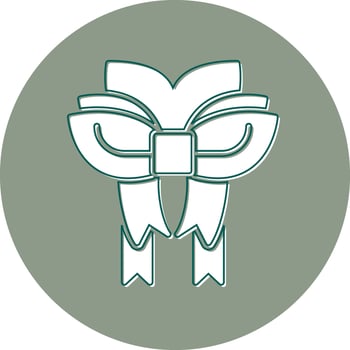 Ribbon Bow Vector Icon
