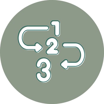 Sequential Vector Icon