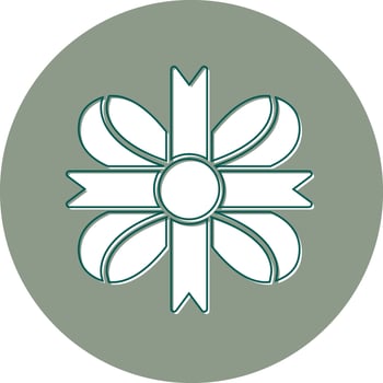Ribbon Bow Vector Icon
