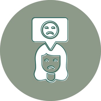 Pessimistic Vector Icon