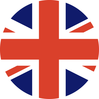 United Kingdom flag round icon. UK flag symbol. Official color scheme. British flag in circle. Circular button, banner. National sign. png