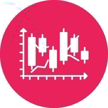 Japanese Candlestick Vector Icon