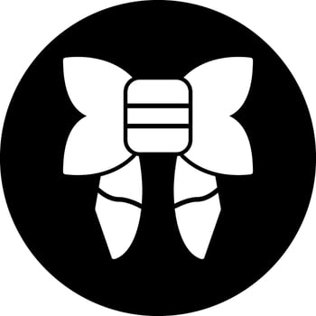 Ribbon Bow Vector Icon