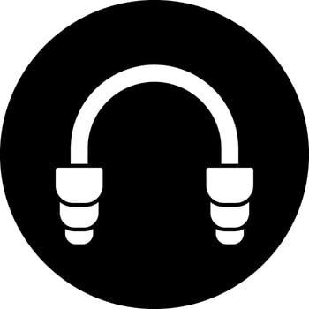 Ear Plug Vector Icon