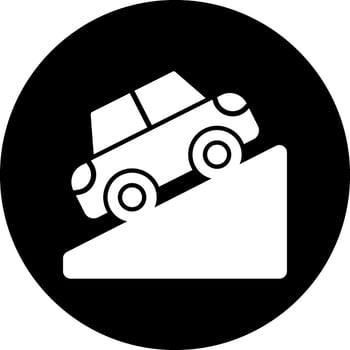 Uphill Vector Icon