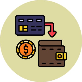 Transfer Vector Icon