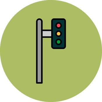 Traffic Light Vector Icon