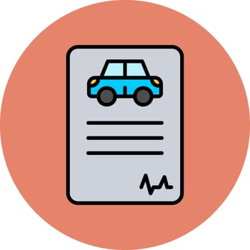 Driving License Vector Icon
