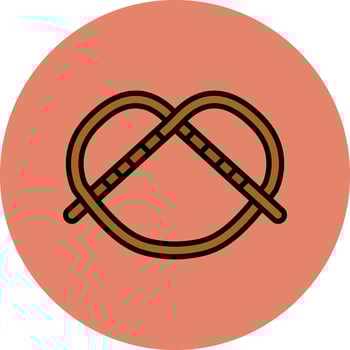 Pretzel Vector Icon