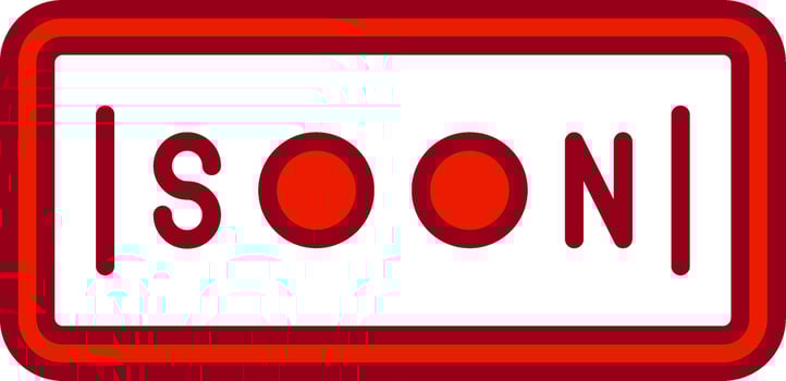Soon Vector Icon