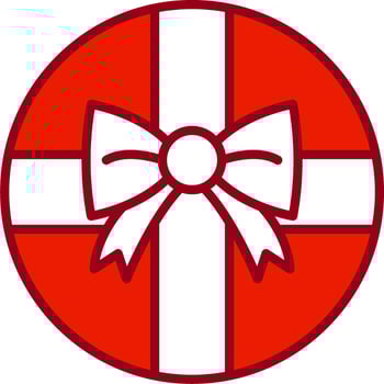 Ribbon Bow Vector Icon