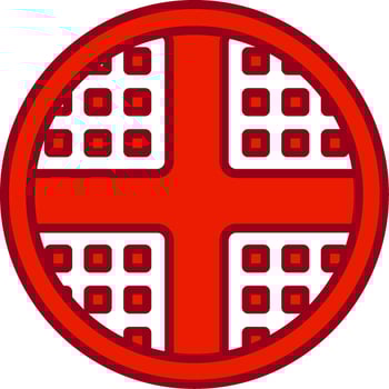 Waffle Vector Icon