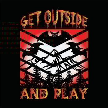 Get outside and play 7 vector
