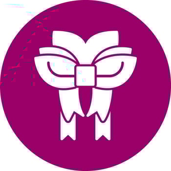 Ribbon Bow Vector Icon
