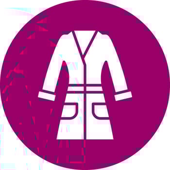 Bathrobe Vector Icon