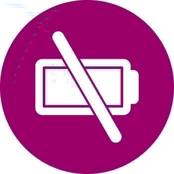 Empty Battery Vector Icon