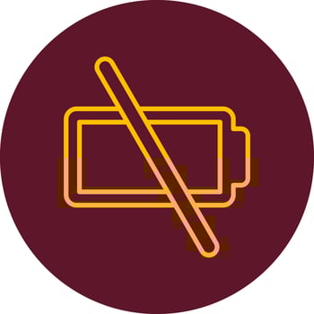 Empty Battery Vector Icon