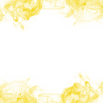 Abstract Yellow Smoke Frame png