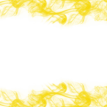Abstract Yellow Smoke Frame png