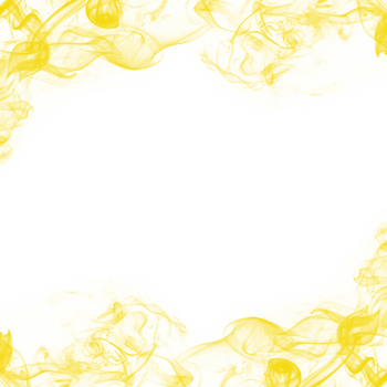 Abstract Yellow Smoke Frame png