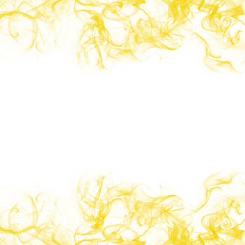 Abstract Yellow Smoke Frame png