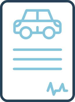 Driving License Vector Icon