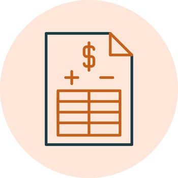 Balance Sheet Vector Icon