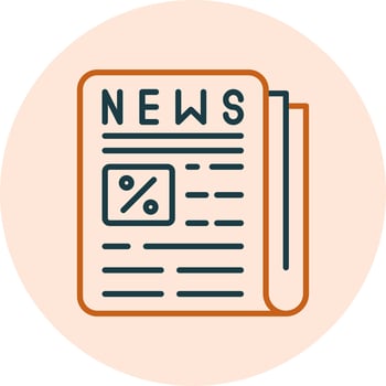 Newspaper Vector Icon